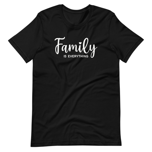 Family is Everything Christian T Shirts Black