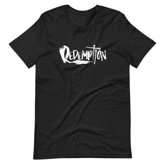 Christian T Shirts Redemption Black Heather