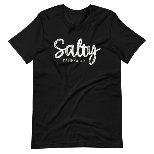 Salty Christian T Shirts Black