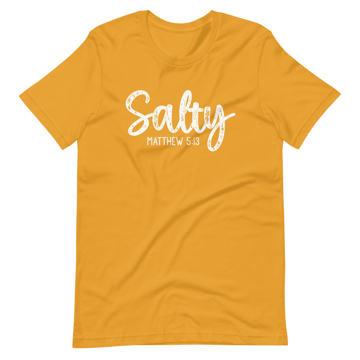 Salty Christian T Shirts Mustard