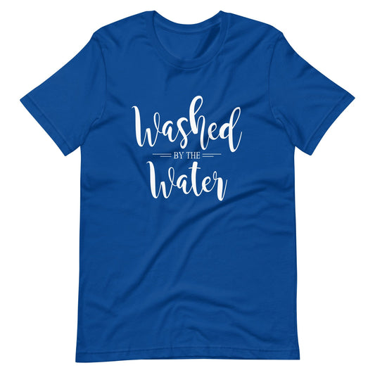 Washed by the Water Christian T Shirts True Royal