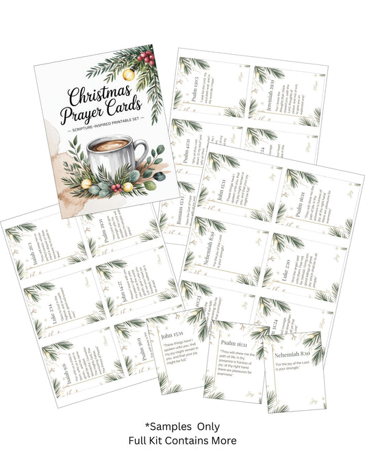 Christmas Bible Verse Cards Artwork