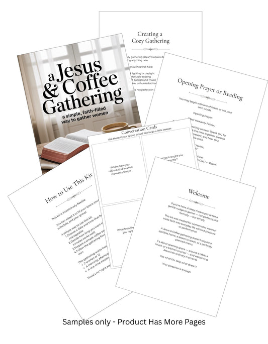 Jesus and Coffee Gathering Guide Artwork