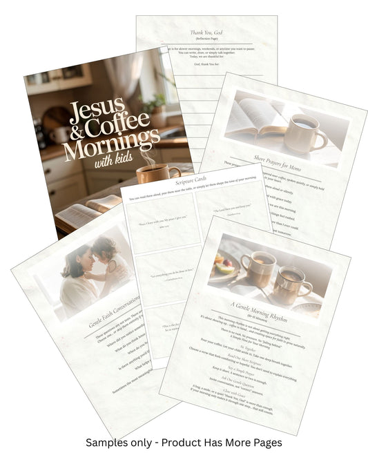 Jesus & Coffee Mornings with Kids Printable