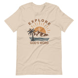 Explore Gods Word Christian T Shirts Soft Cream