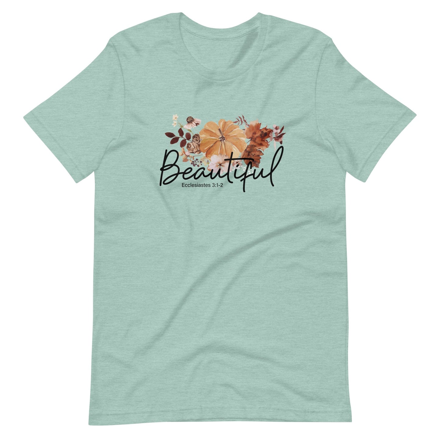 Beautiful Pumpkin and Flower T-Shirt