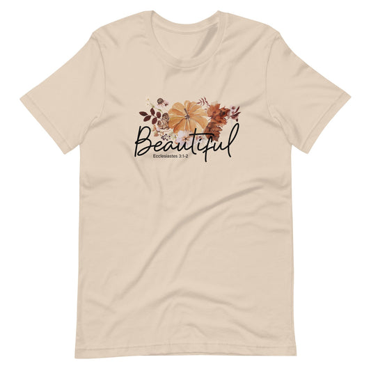 Beautiful Pumpkin and Flower T-Shirt