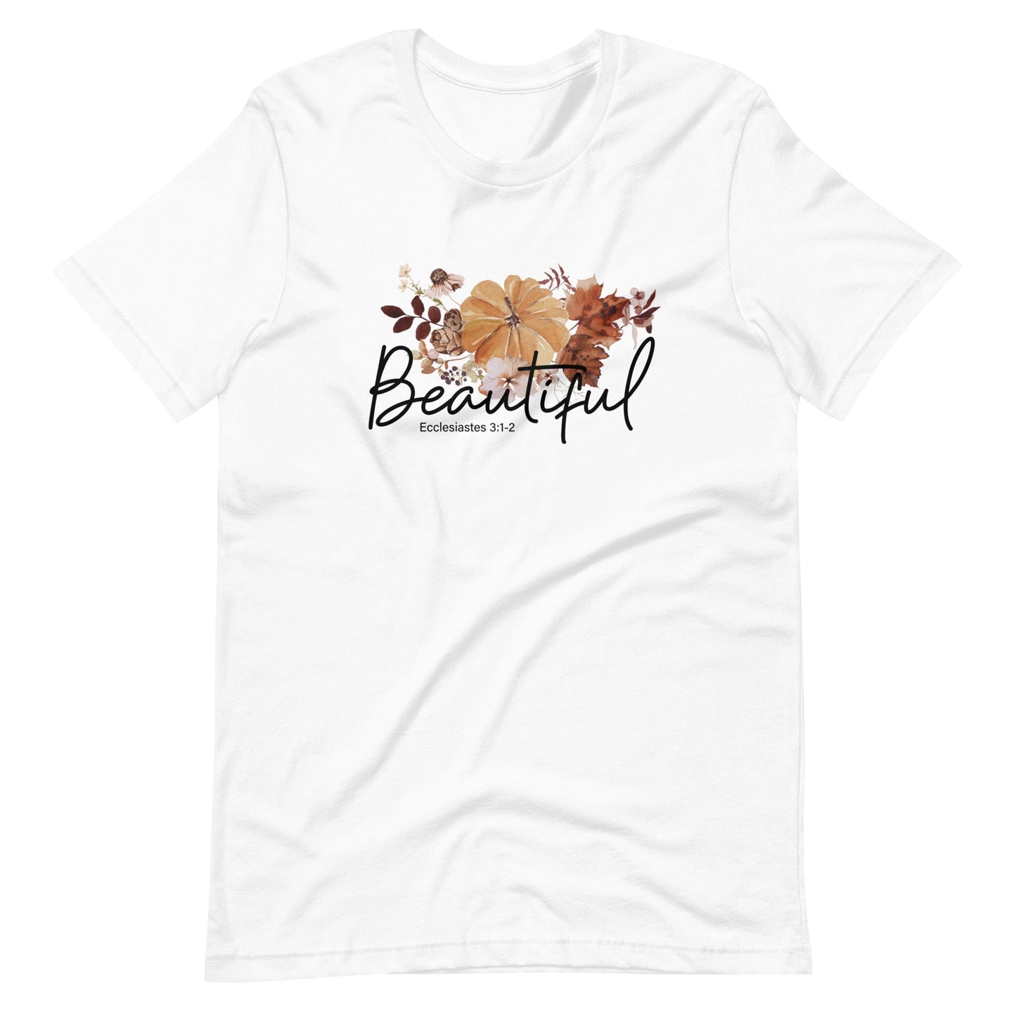 Beautiful Pumpkin and Flower T-Shirt