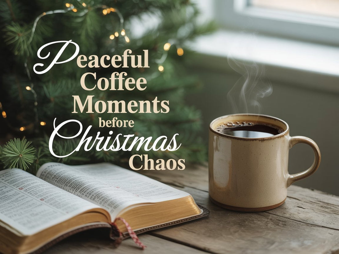 Peaceful Coffee Moments before Christmas