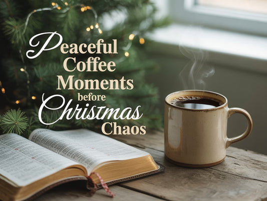 Peaceful Coffee Moments before Christmas