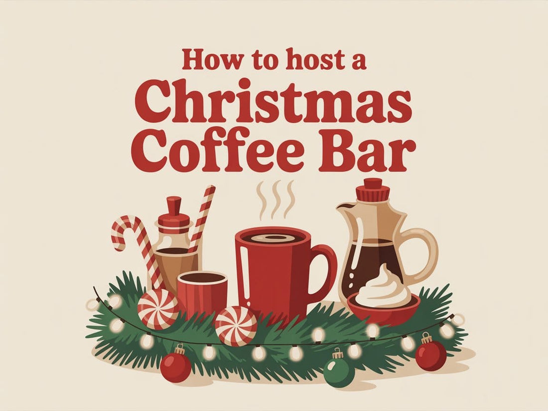 Christmas coffee bar
