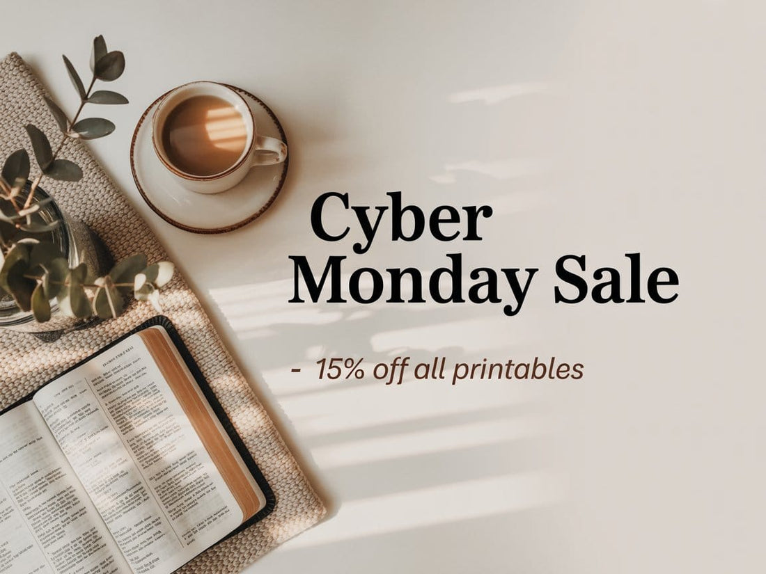 Cyber Monday Sale at Coffee and Christ Shop