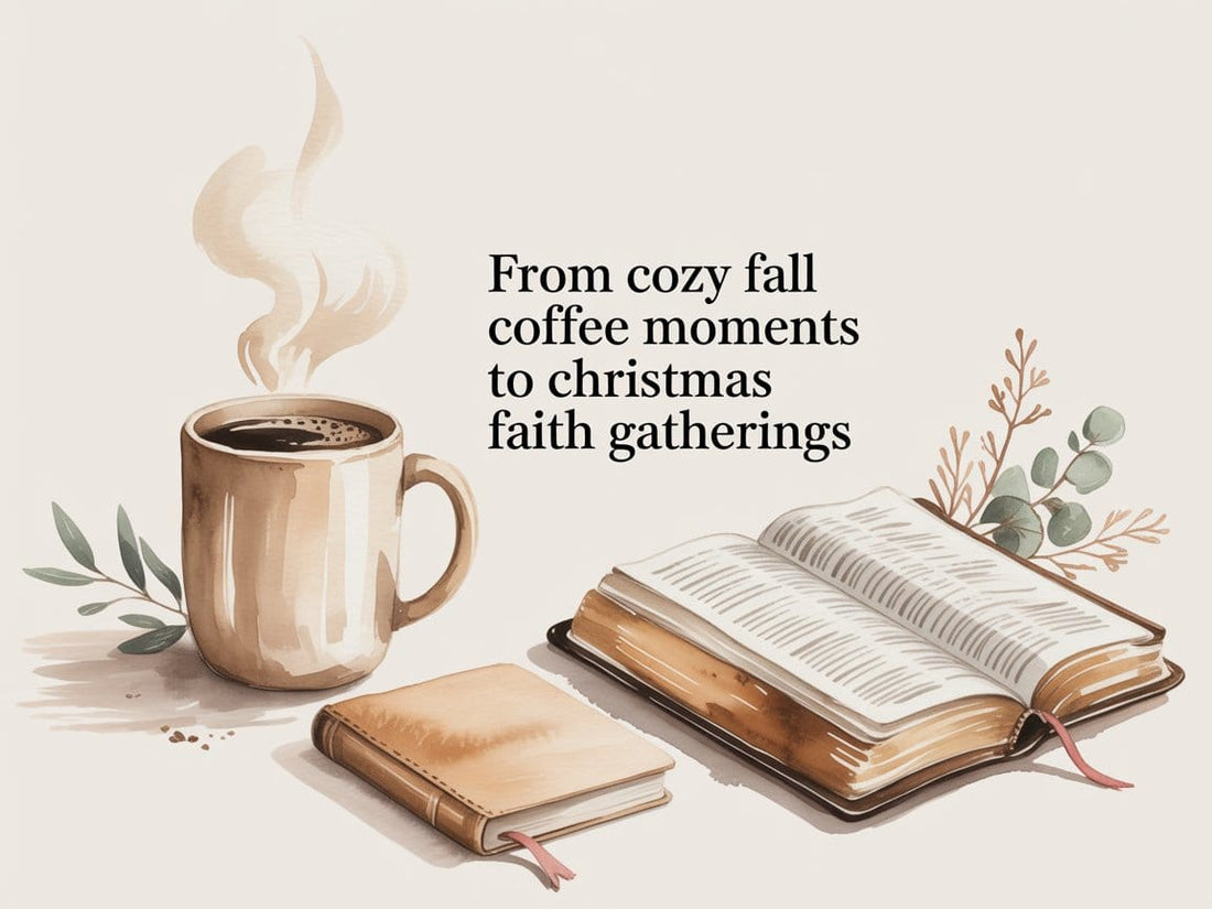 cozy fall coffee moments