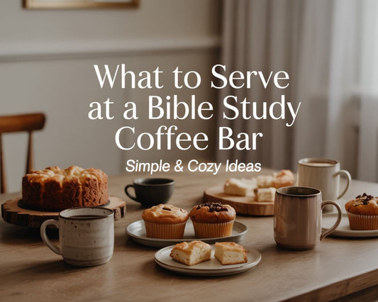 What to Serve at a Bible Study Coffee Bar