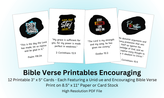 Bible Verse Printable Encouraging