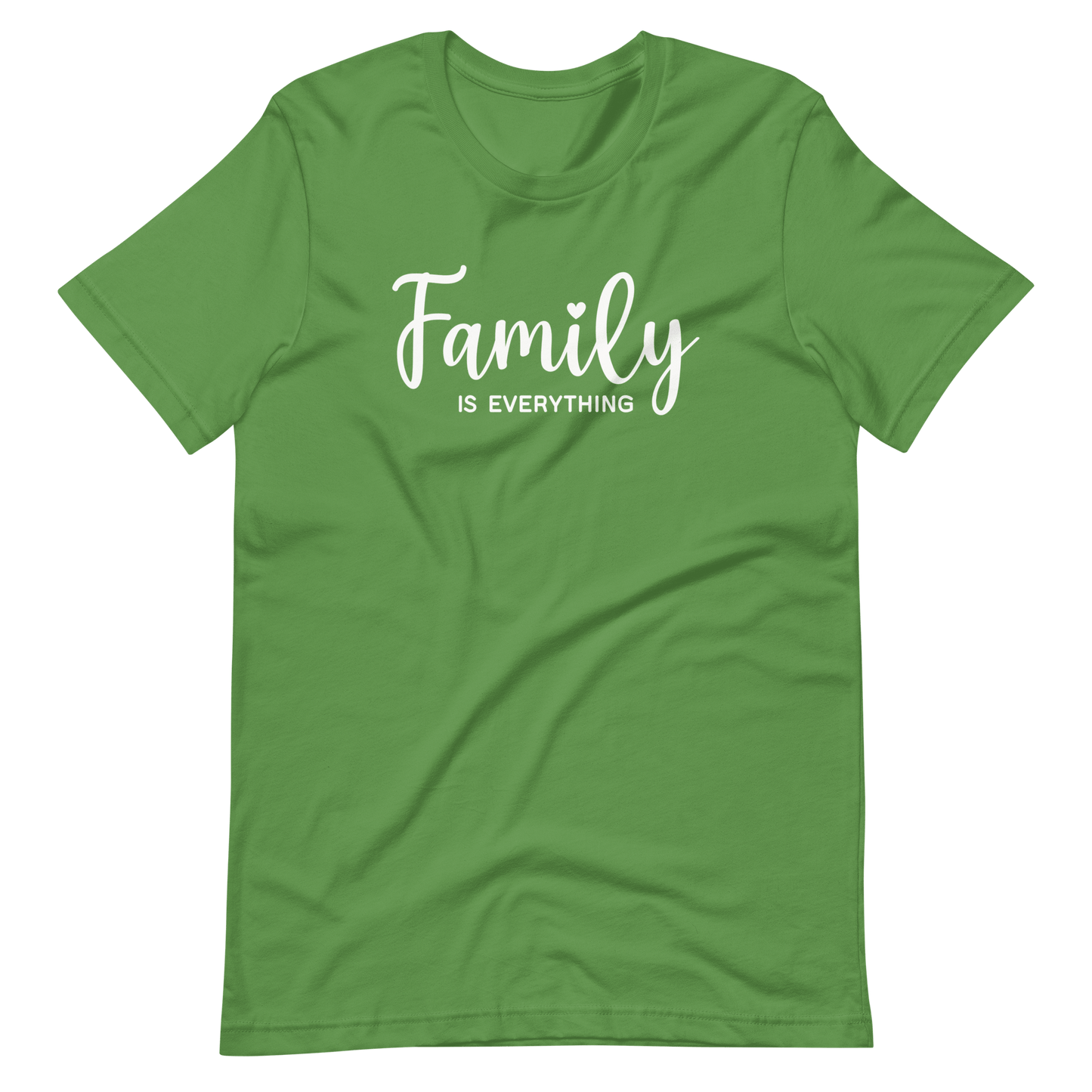 Family is Everything Christian T Shirts Leaf