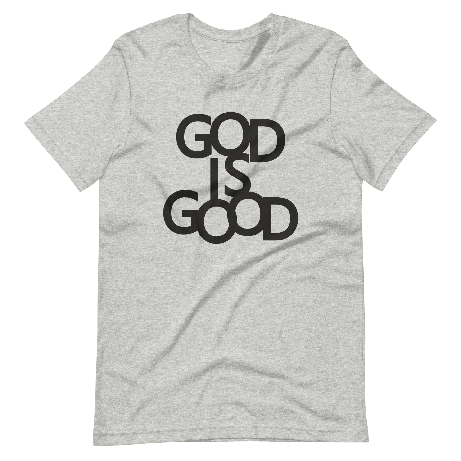 God is Good Christian T Shirts Athletic Heather