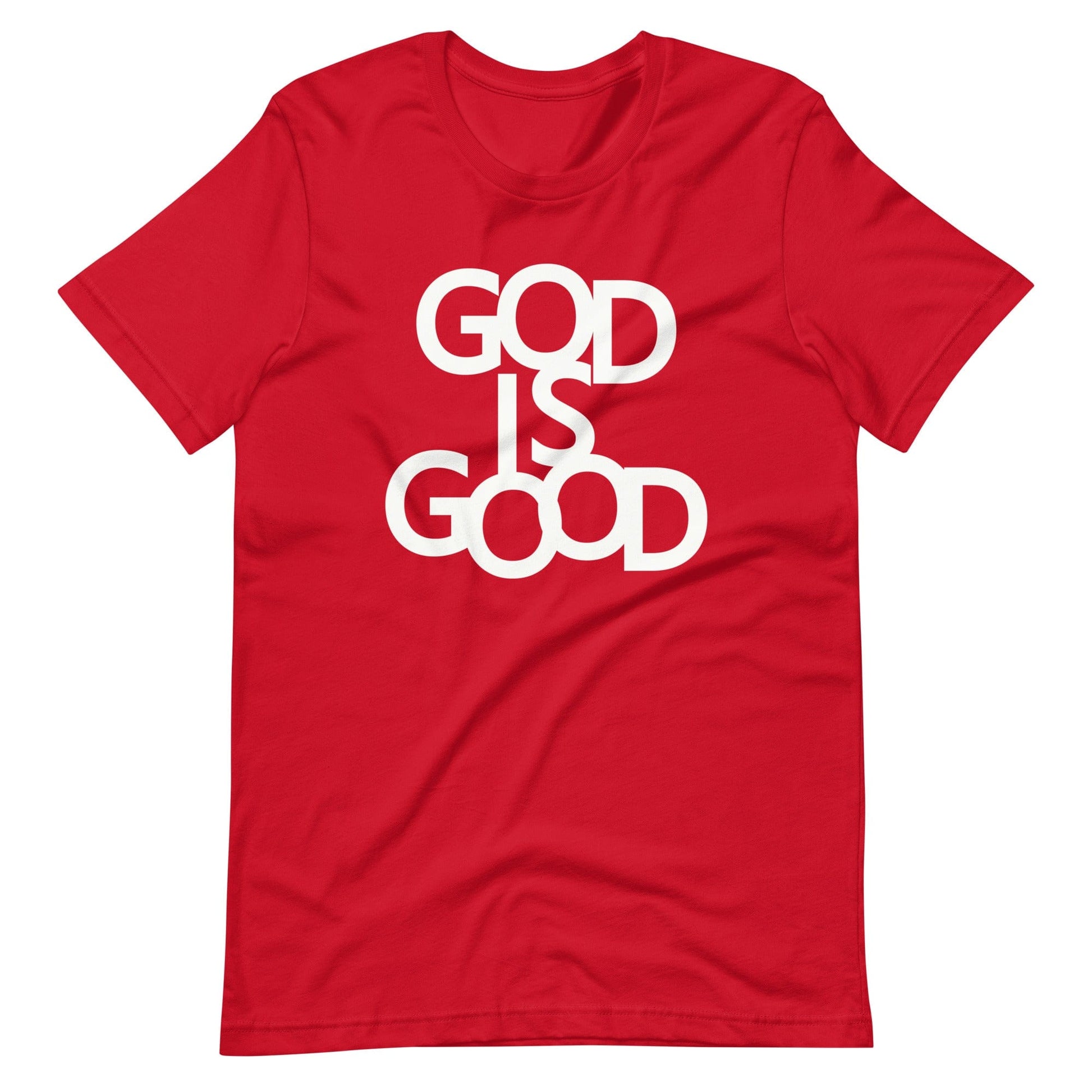 God is Good Christian T Shirts Red