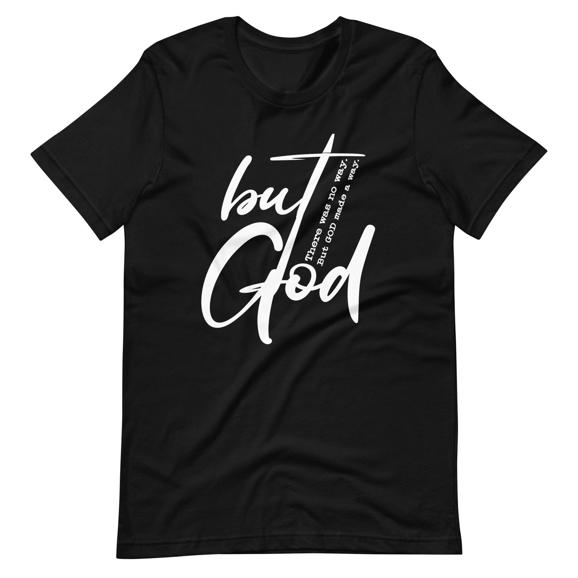 But God Christian T Shirts Black