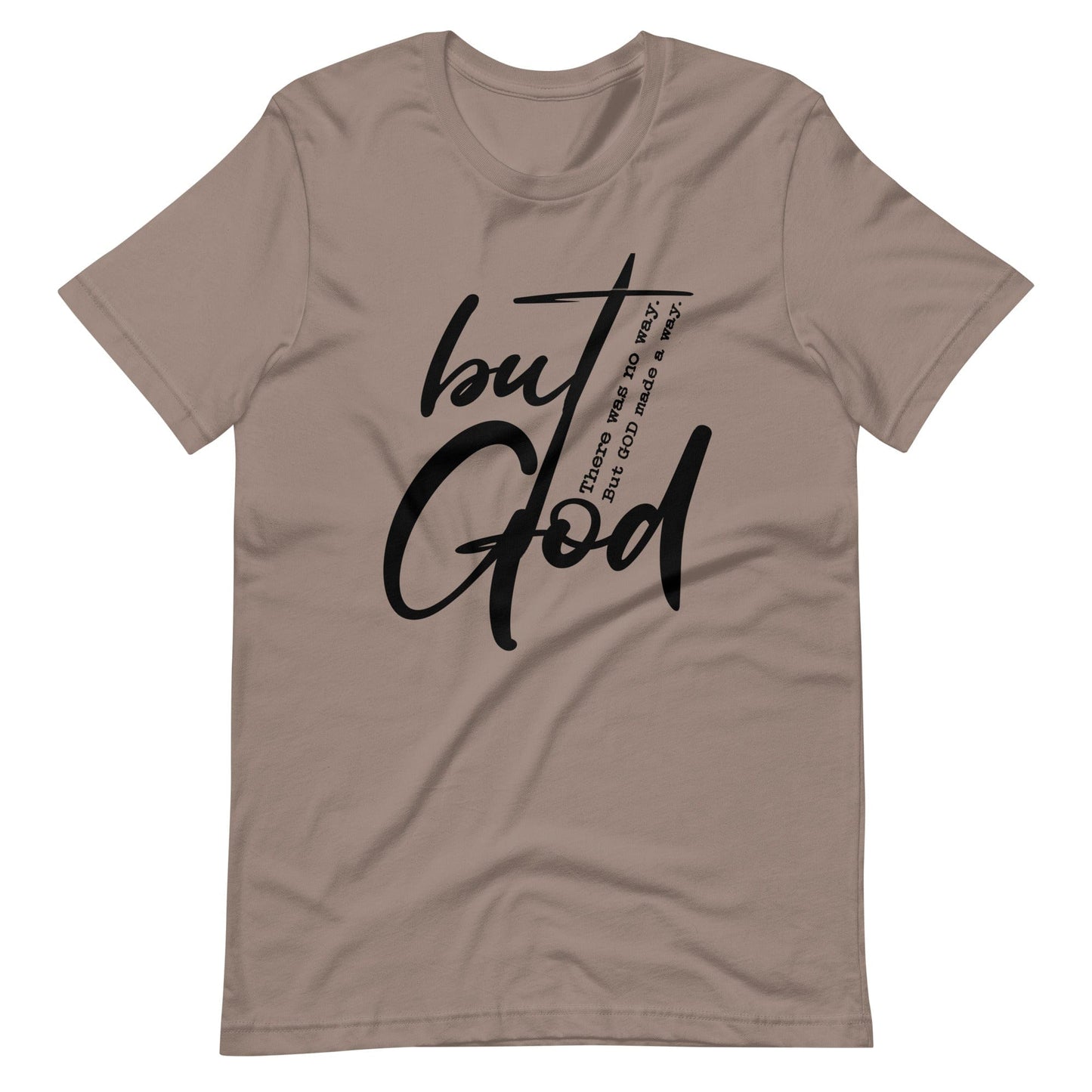 But God Christian T Shirts Pebble