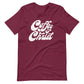 Coffee and Christ Christian T Shirts Maroon