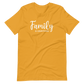 Family is Everything Christian T Shirts Mustard
