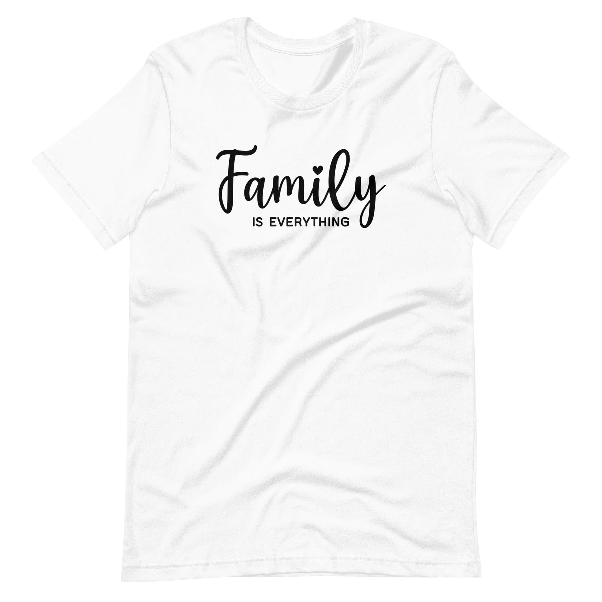 Family is Everything Christian T Shirts White