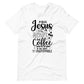 Invincible with Jesus and Coffee Christian T Shirts White