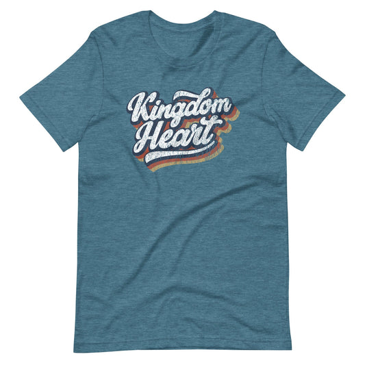 Kingdom Heart Christian T Shirt Heather Deep Teal