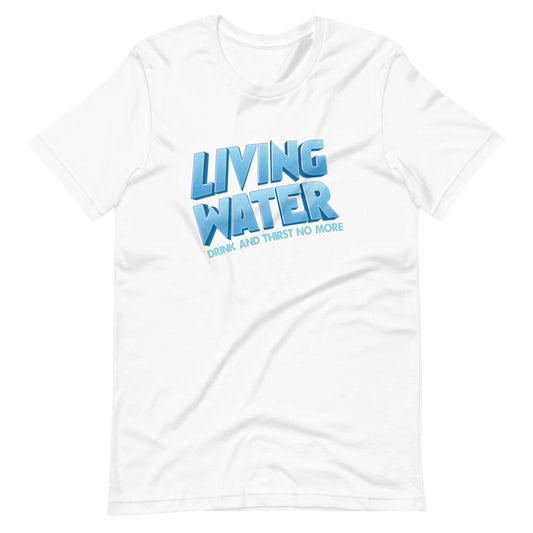 Living Water Christian T Shirts White