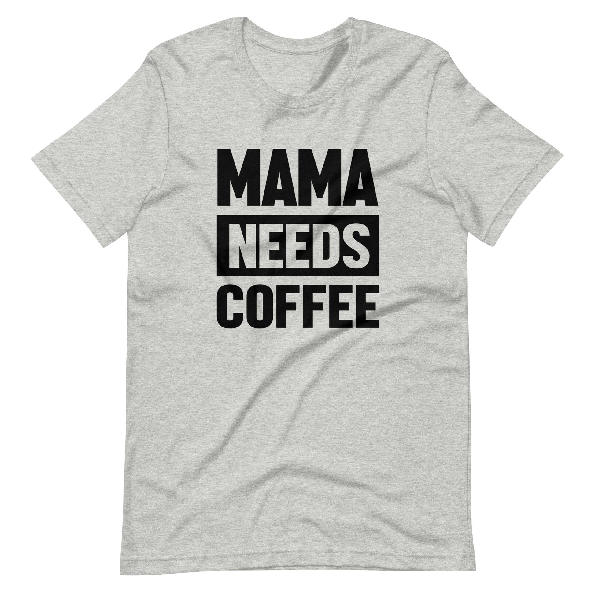 Mama Needs Coffee Christian T Shirts Athletic Heather
