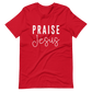 Praise Jesus Christian T Shirts Red