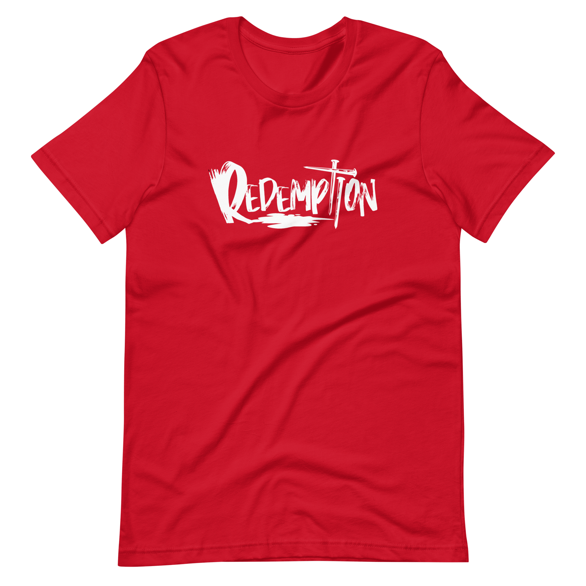Redemption Christian T Shirts Red