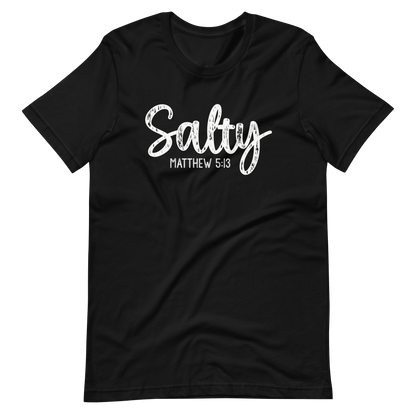 Salty Christian T Shirts Black