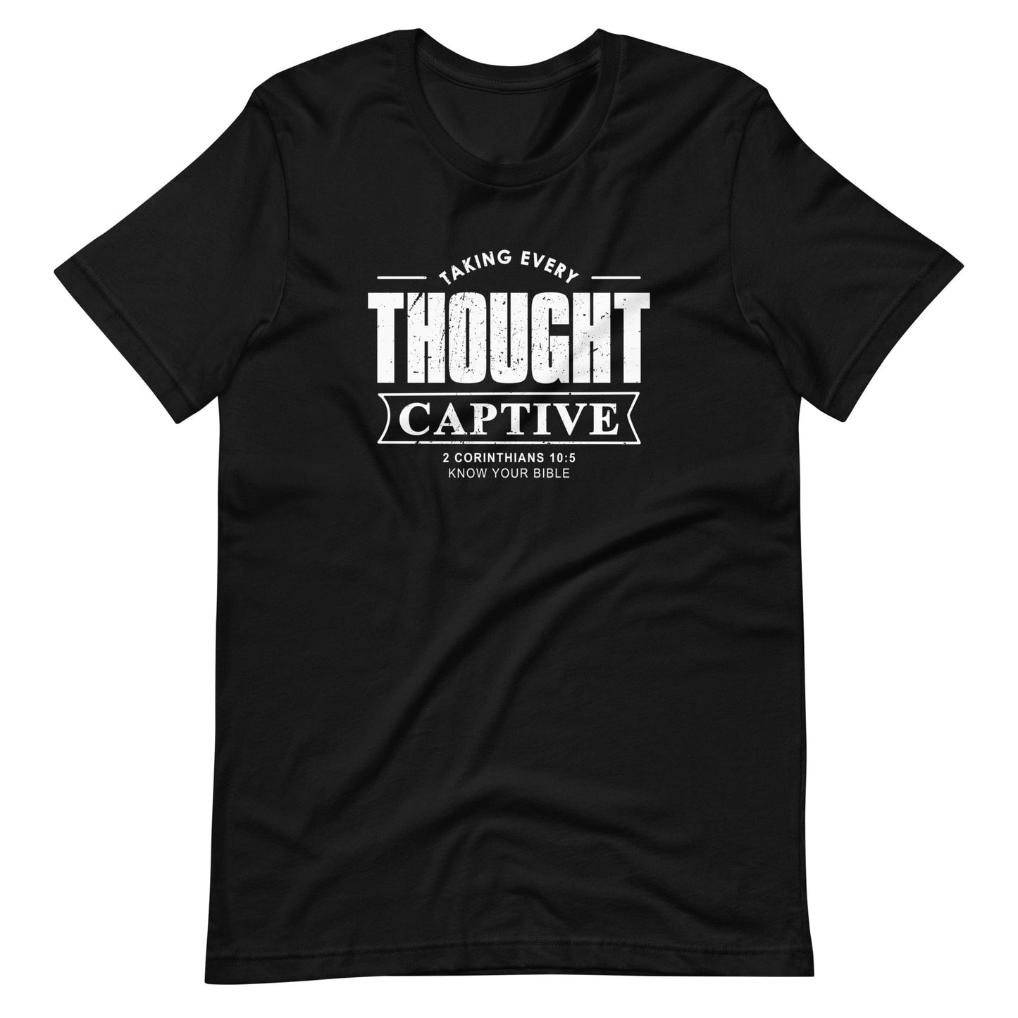 Thought Captive Christian T Shirts Black