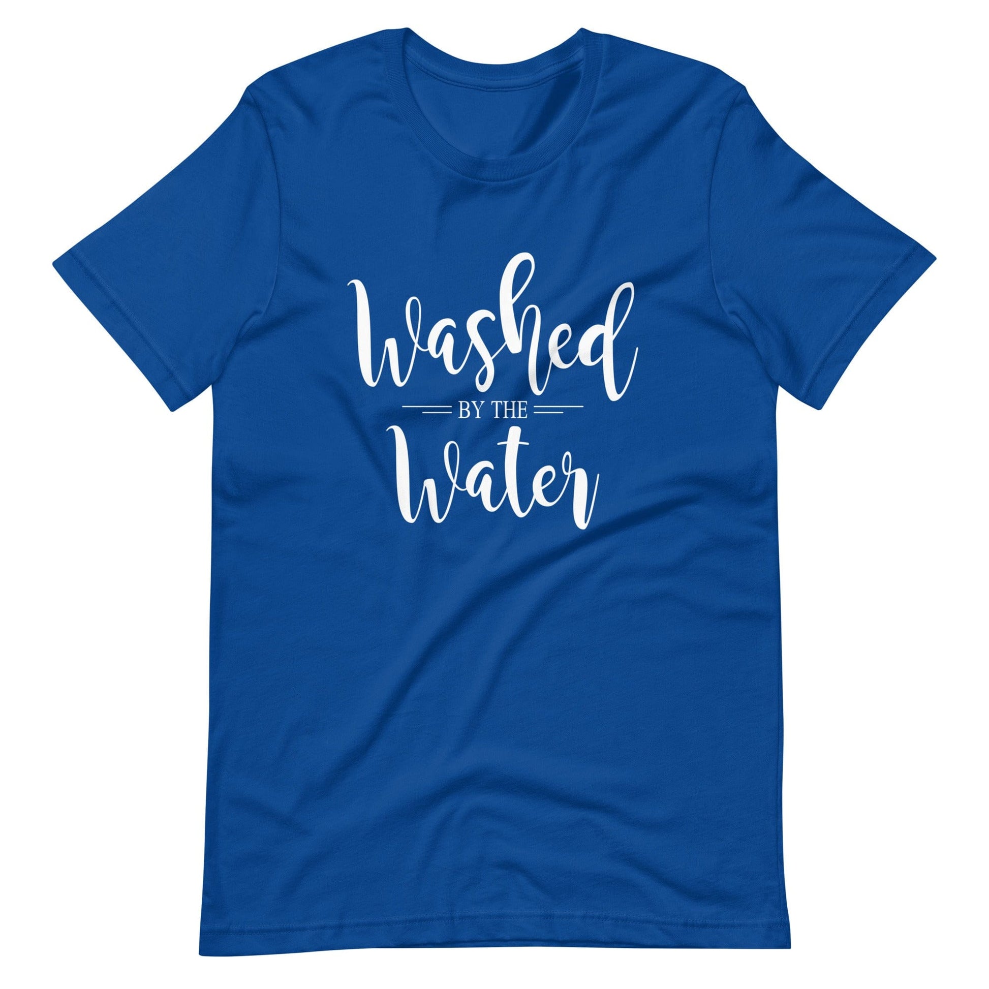 Washed by the Water Christian T Shirts True Royal