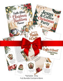 Faith-Filled Christmas Celebration Bundle | Jesus & Coffee Printable Set