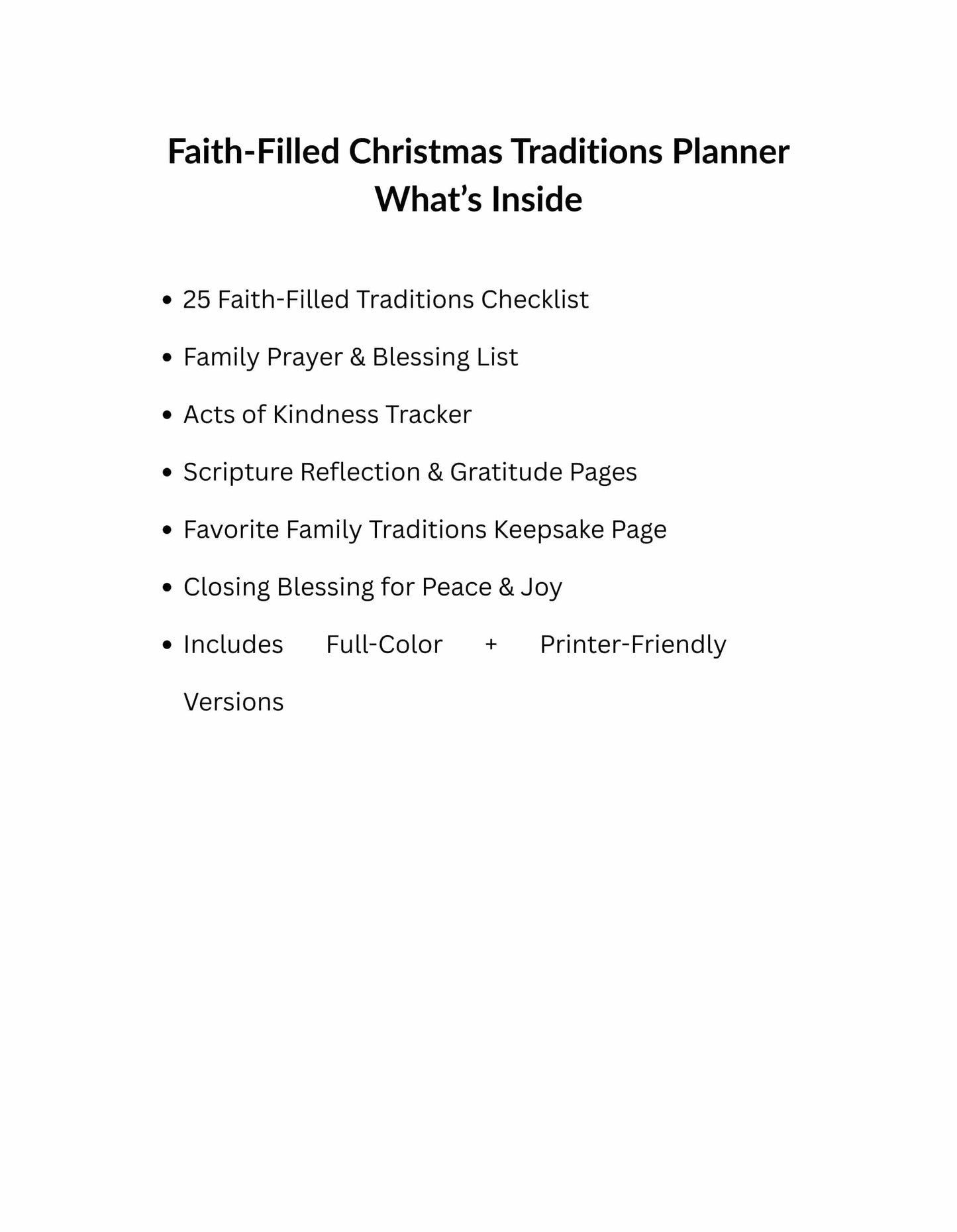 Faith-Filled Christmas Celebration Bundle | Jesus & Coffee Printable Set