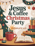 Jesus and Coffee Christmas Party Full Printable Guide Cover