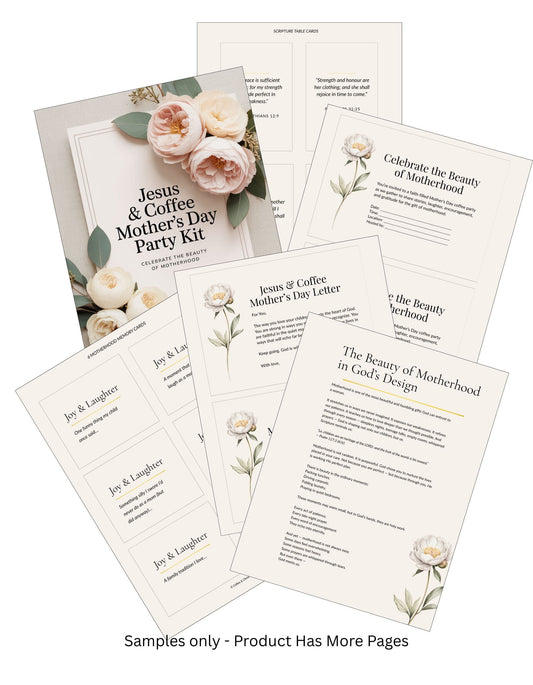 Jesus & Coffee Mother’s Day Party Kit