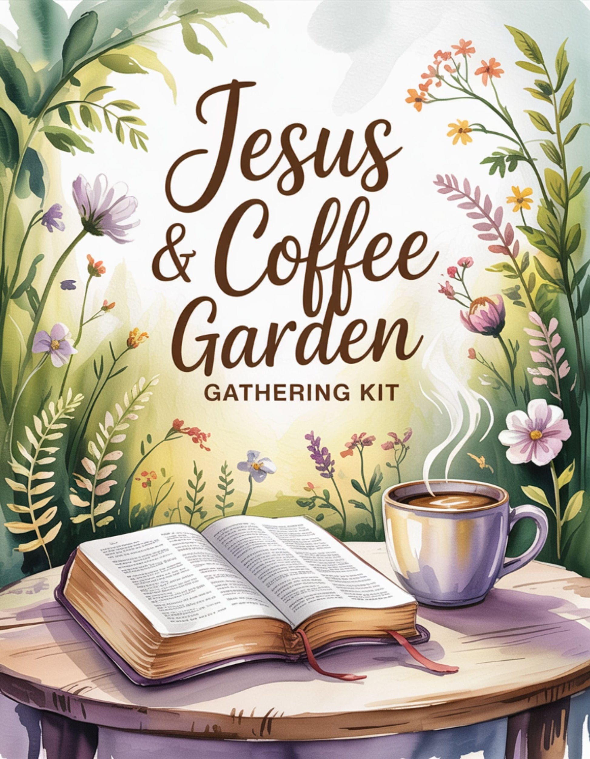 Jesus and Coffee Garden Party Cover