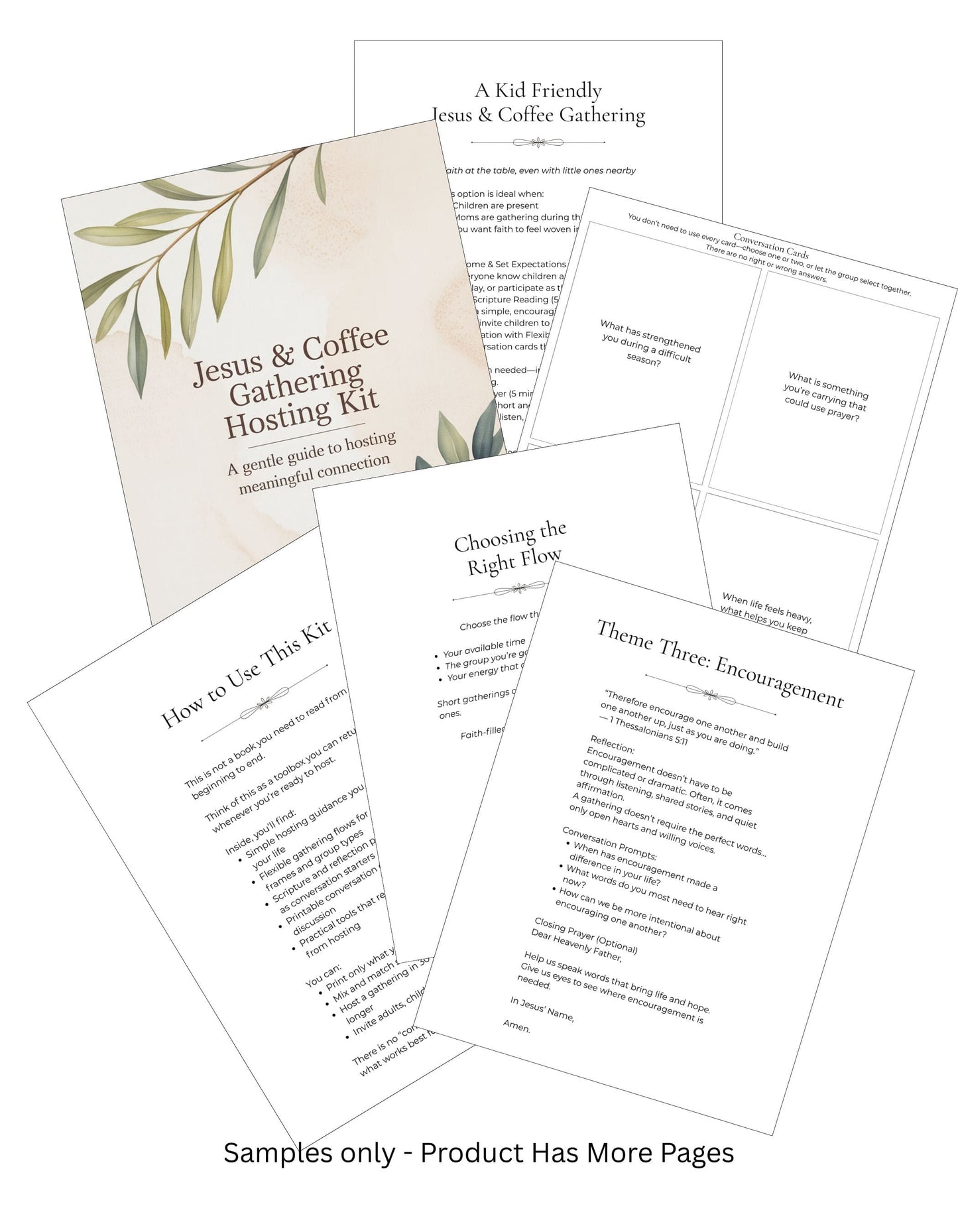 Jesus and Coffee Gathering Hosting Kit Artwork