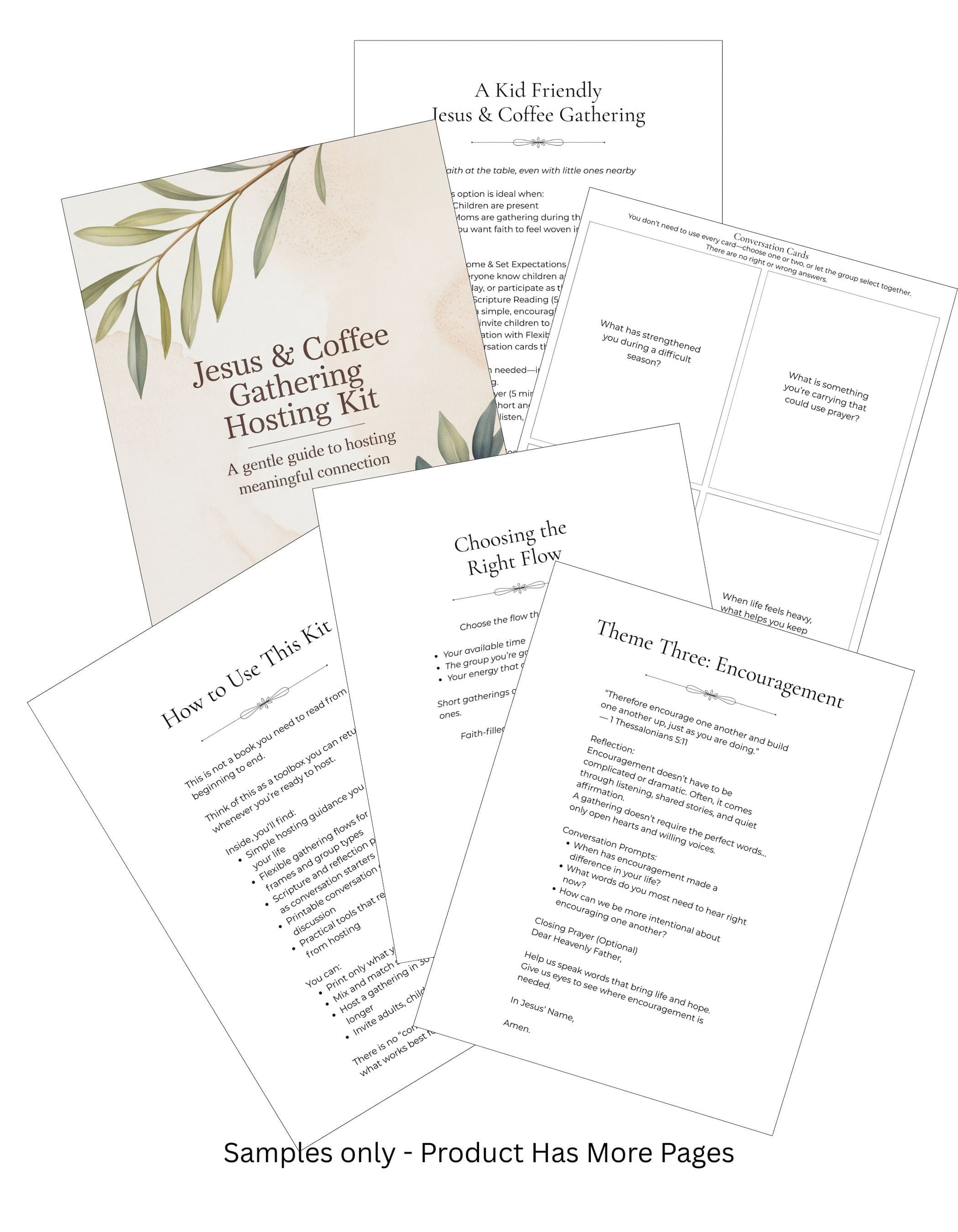 Jesus and Coffee Gathering Hosting Kit Artwork