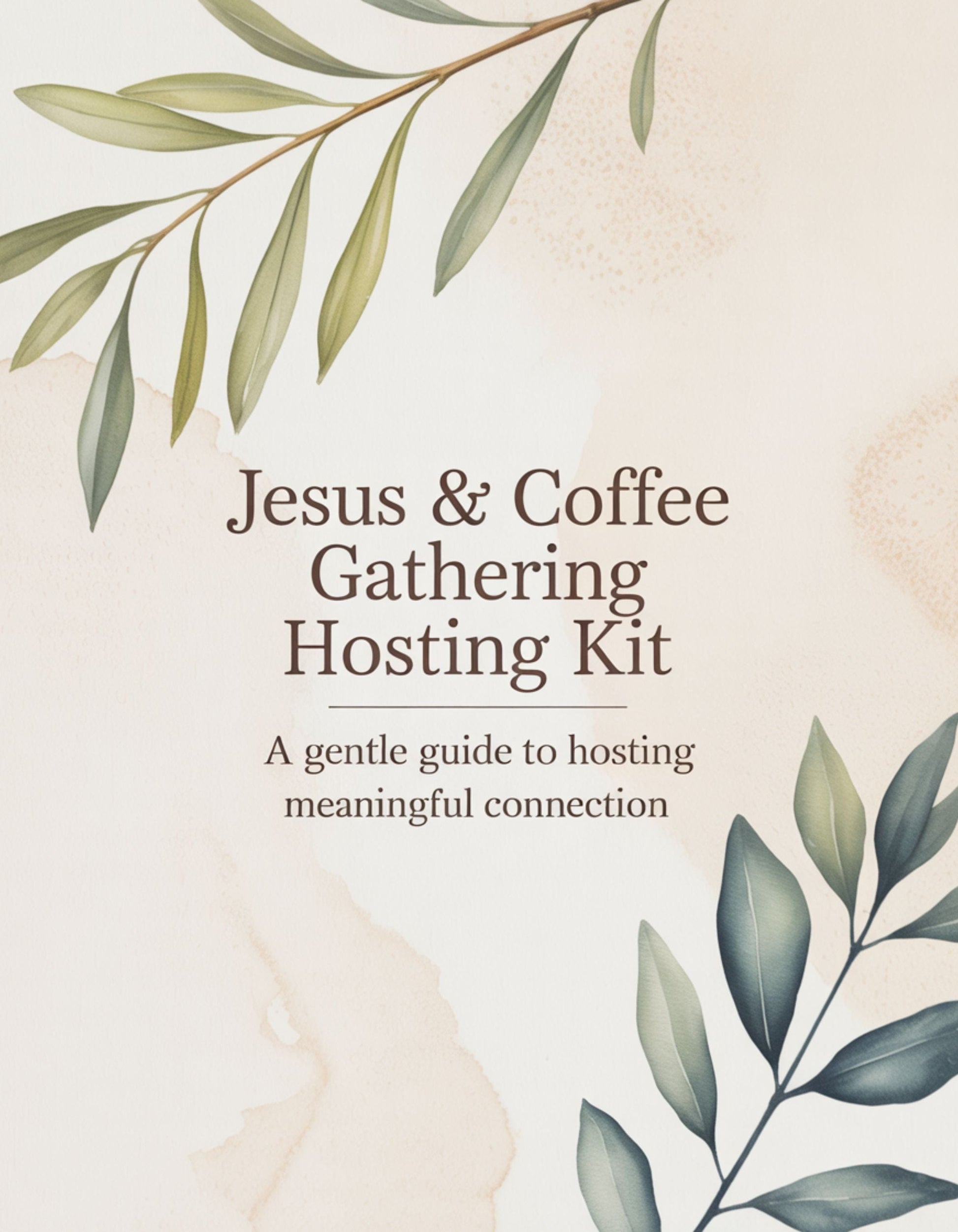 Jesus and Coffee Gathering Hosting Kit Cover
