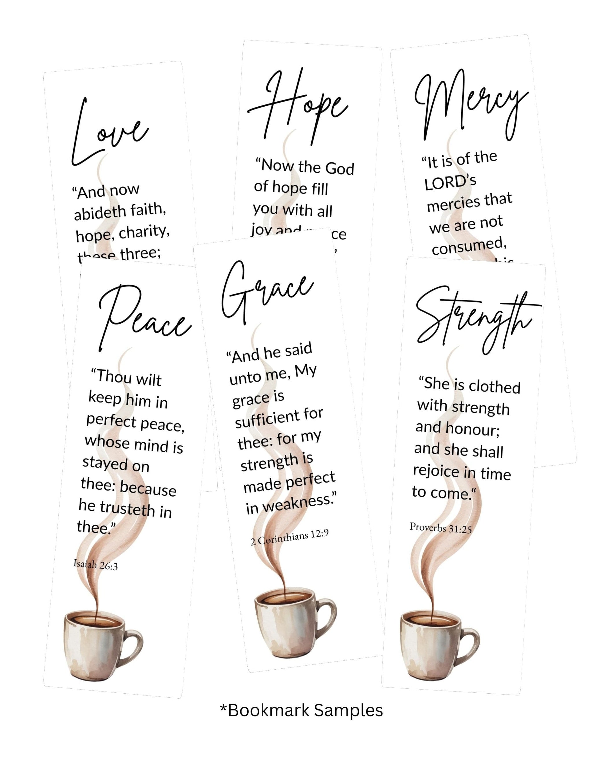 Mother's Day Scripture Gift Bookmarks