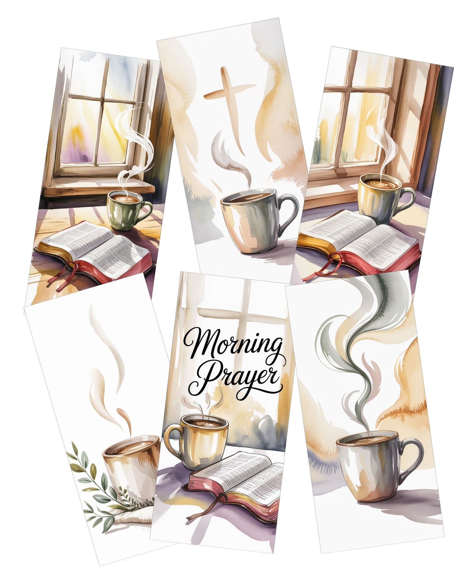 Quiet Mornings with Jesus Phone Wallpaper Artwork