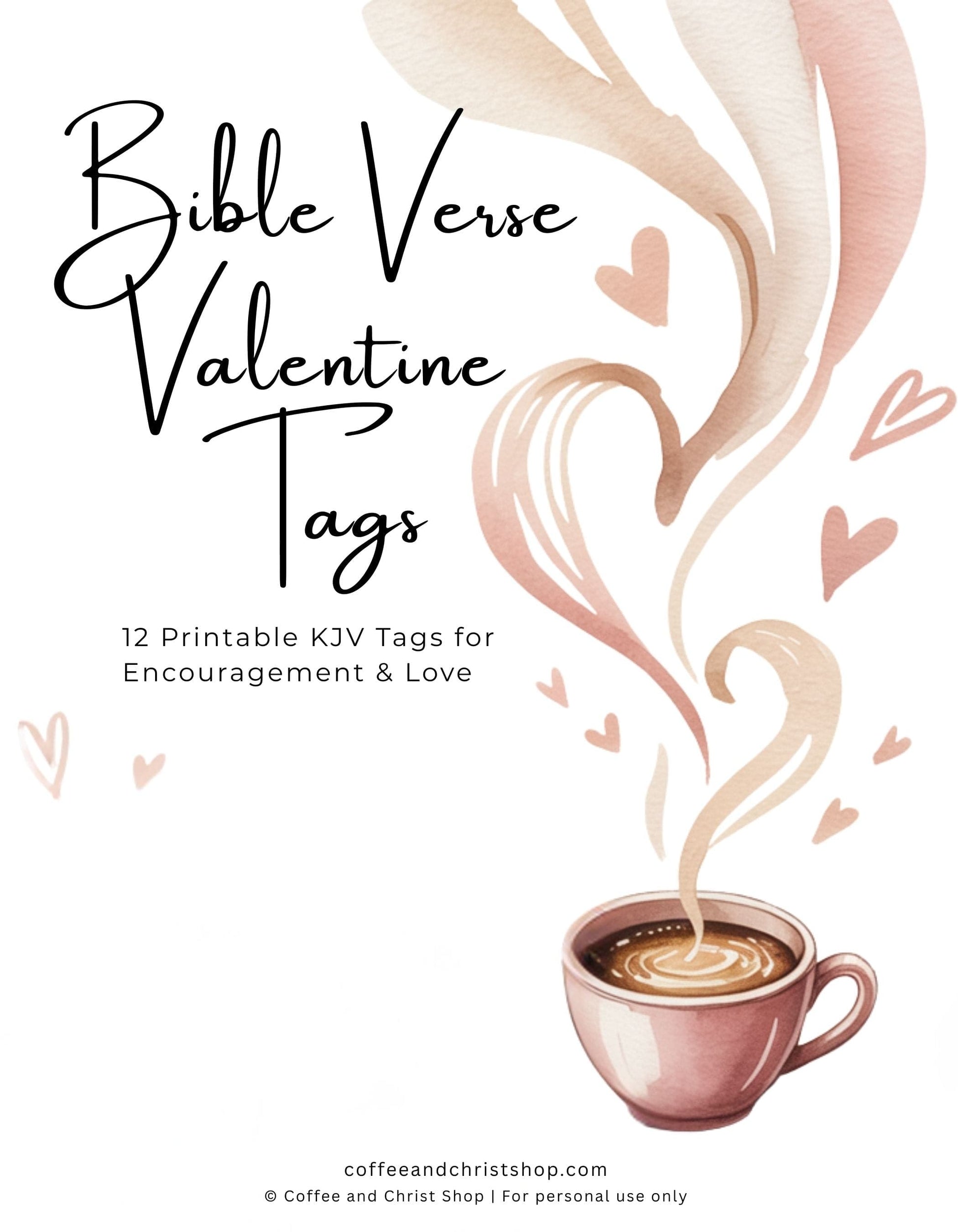 Valentine's Bible Verse Tags Cover
