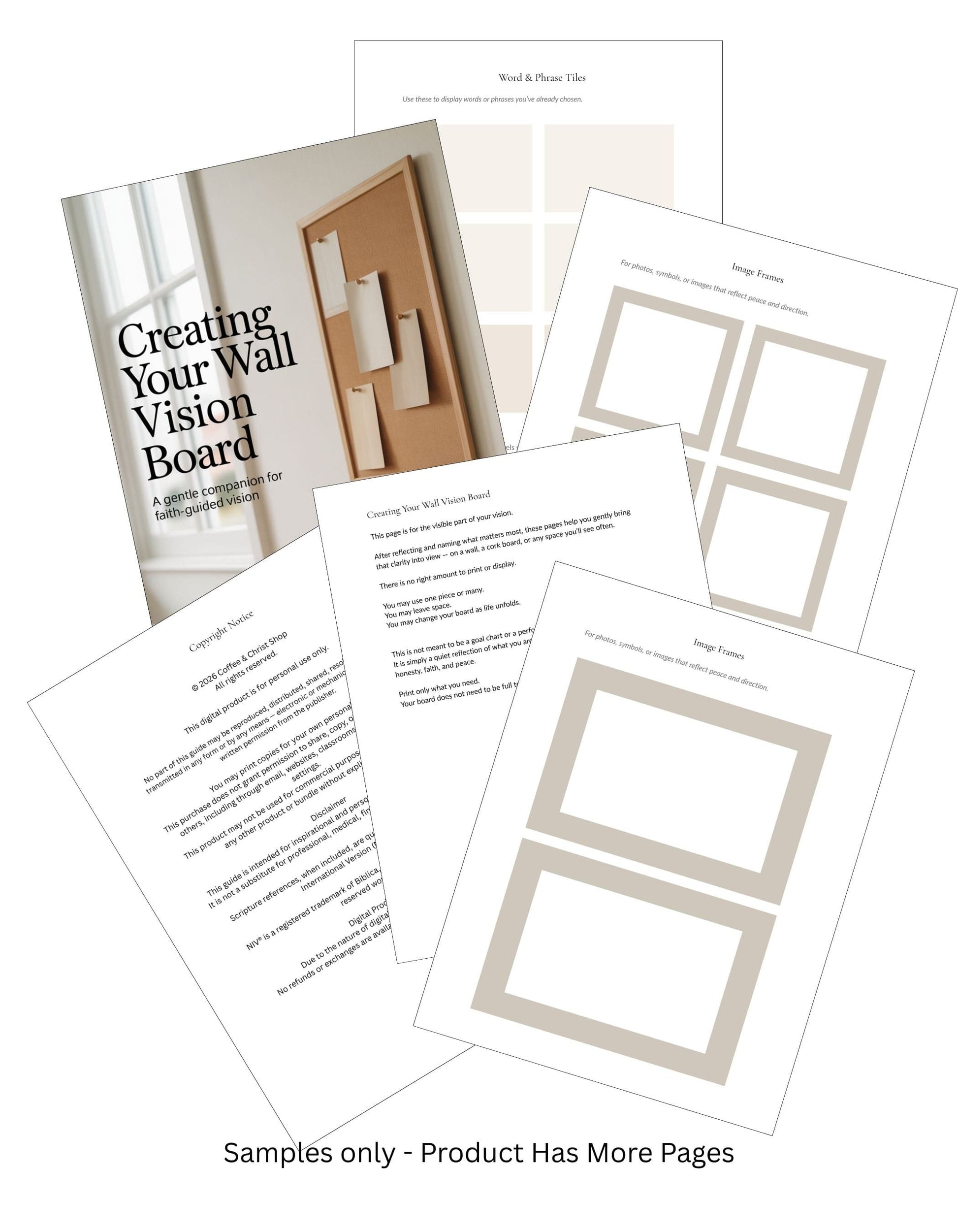 Creating Your Wall Vision Board Artwork