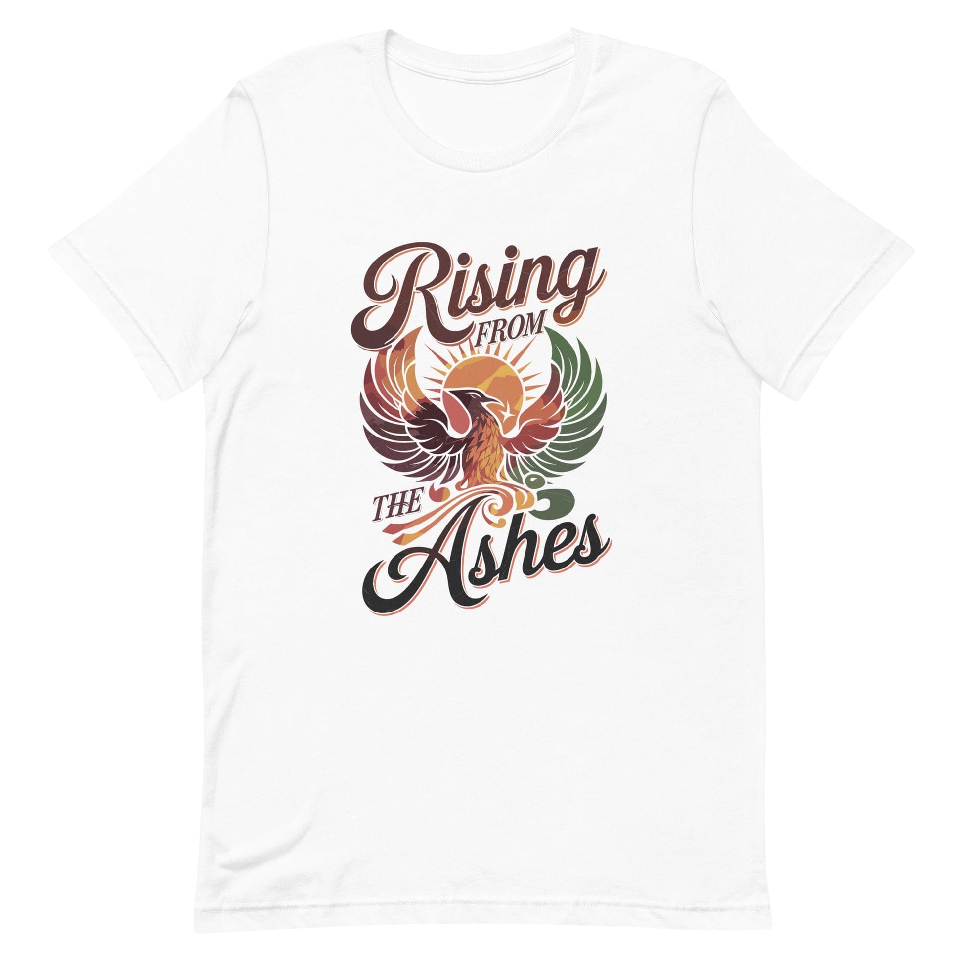 Rising from the Ashes Christian T Shirts White