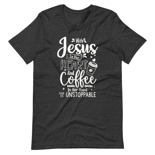 Invincible with Coffee and Jesus T-Shirt